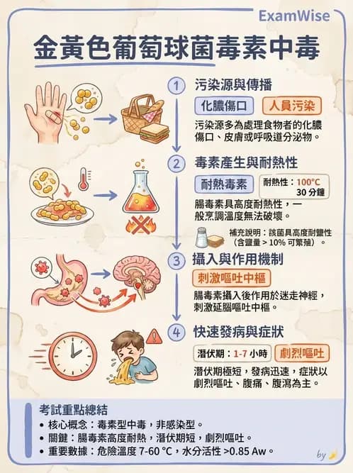 營養 - 食源性病原微生物 - AI 圖文解析預覽