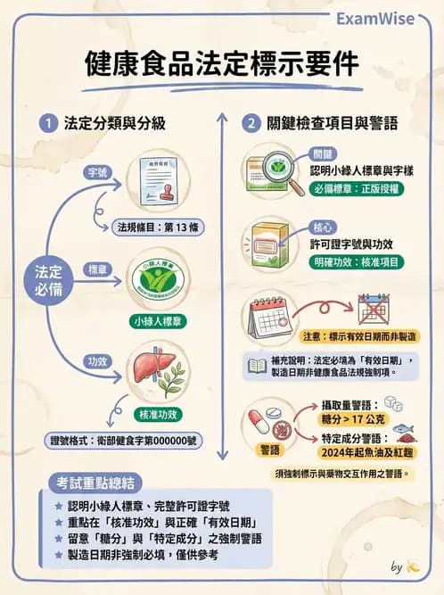 營養 - 食品標示與營養宣稱法規 - AI 圖文解析預覽