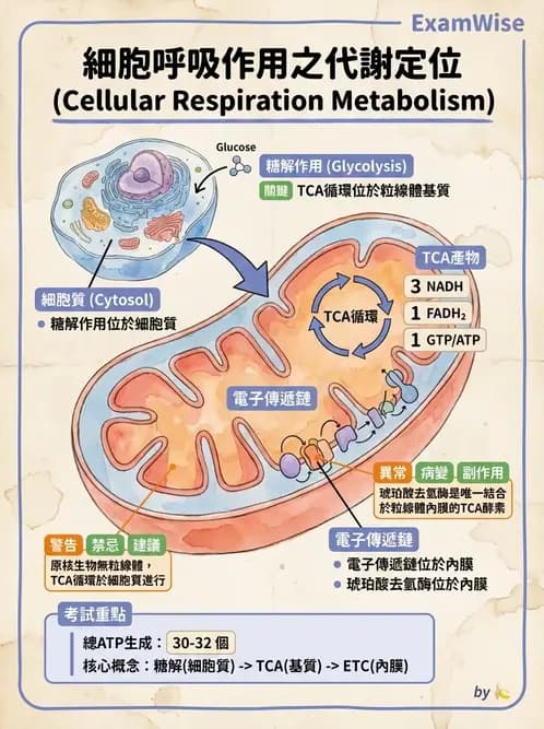 營養 - 能量代謝 - AI 圖文解析預覽