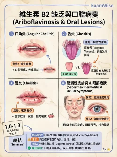 營養 - 能量代謝相關B群維生素 - AI 圖文解析預覽