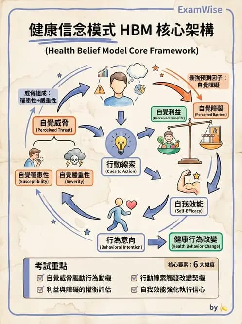 營養 - 健康行為改變理論 - AI 圖文解析預覽