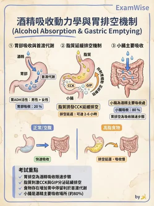 營養 - 消化系統生理學 - AI 圖文解析預覽