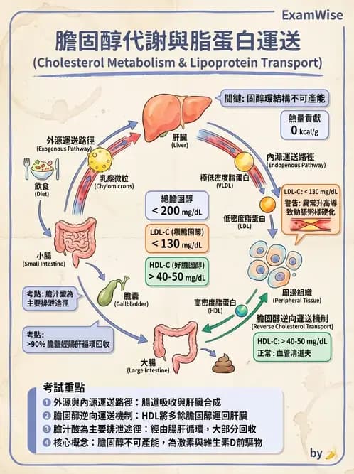 營養 - 脂質代謝 - AI 圖文解析預覽