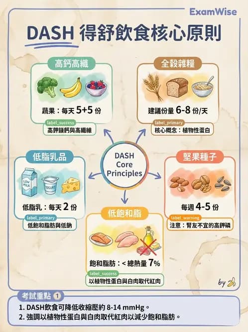 營養 - 高血壓與心血管保護飲食 - AI 圖文解析預覽