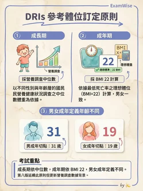 營養 - DRIs與飲食指南 - AI 圖文解析預覽