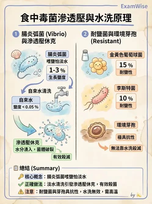 營養 - 食源性病原微生物 - AI 圖文解析預覽
