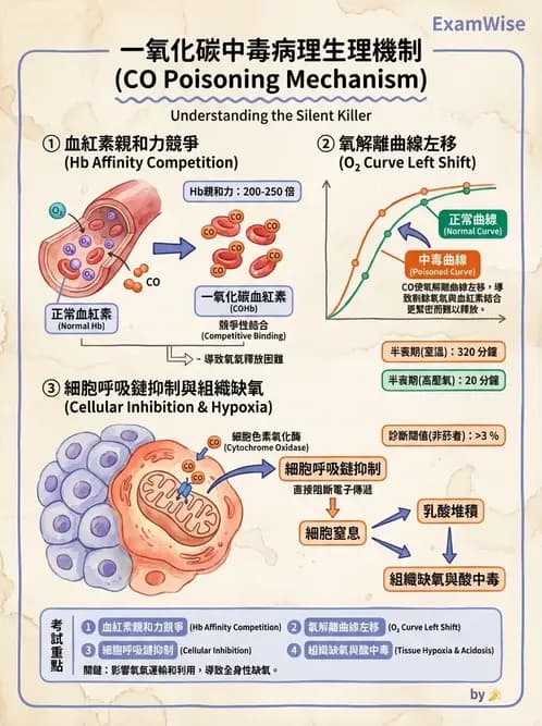 營養 - 呼吸系統生理學 - AI 圖文解析預覽