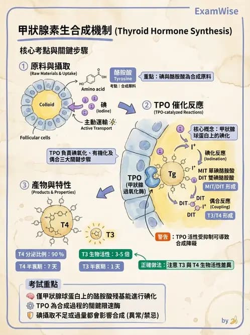 營養 - 胺基酸分類、功能與代謝 - AI 圖文解析預覽