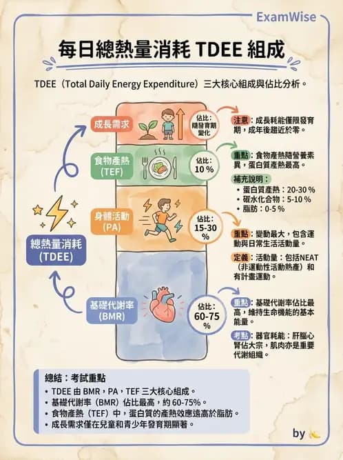 營養 - 能量平衡與食慾控制 - AI 圖文解析預覽