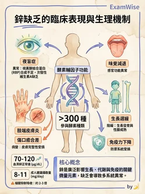 營養 - 鋅與銅營養 - AI 圖文解析預覽
