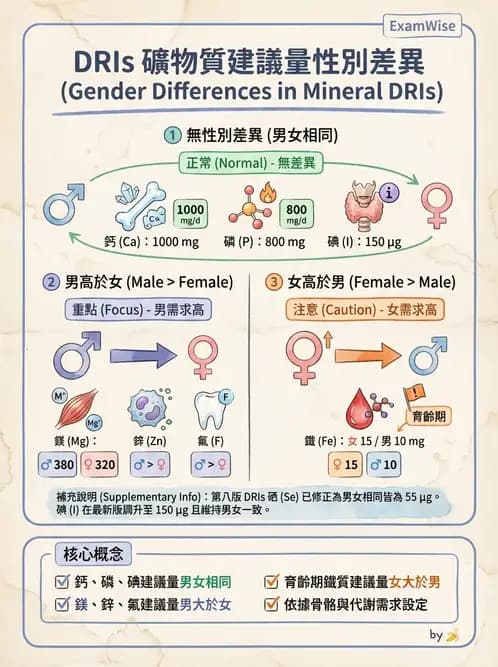 營養 - DRIs與飲食指南 - AI 圖文解析預覽