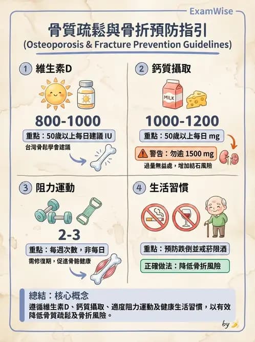 營養 - 骨骼與關節疾病 - AI 圖文解析預覽