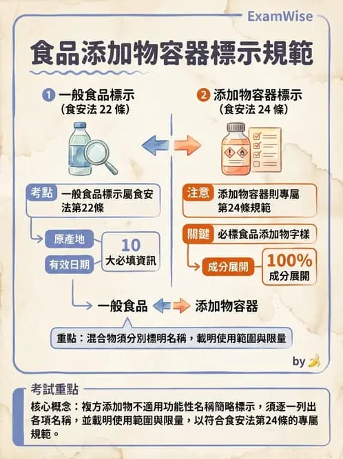 營養 - 製程衛生規範、標示法規與供應管理 - AI 圖文解析預覽