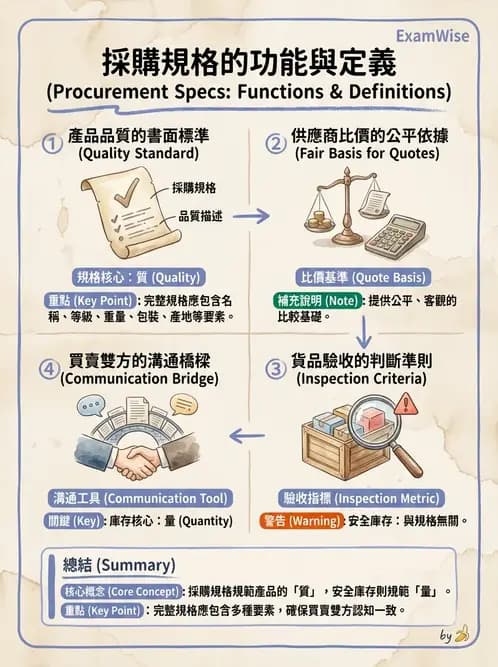 營養 - 採購方法與供應商管理 - AI 圖文解析預覽