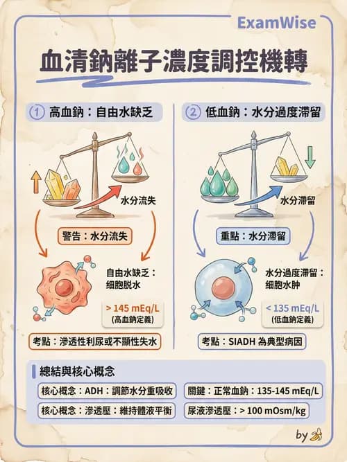 專師 - 鈉離子異常與SIADH - AI 圖文解析預覽