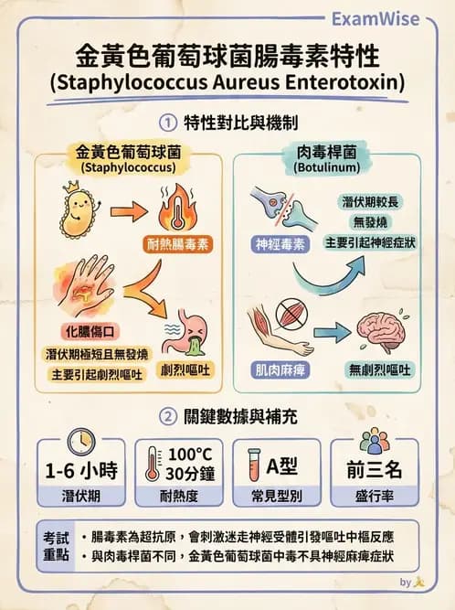 營養 - 食源性病原微生物 - AI 圖文解析預覽