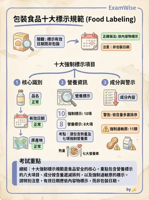 營養 - 食品標示與營養宣稱法規 - AI 圖文解析預覽