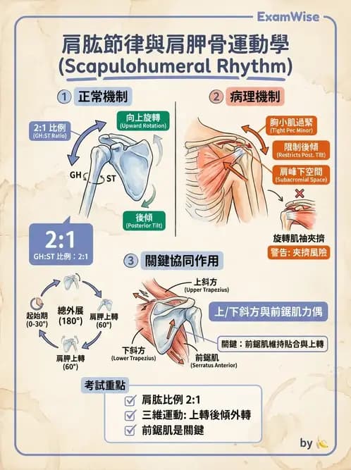 物治 - 肩胛生物力學與神經損傷 - AI 圖文解析預覽