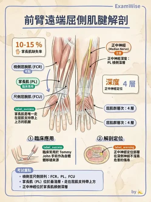 物治 - 上肢與頭頸肌肉解剖 - AI 圖文解析預覽