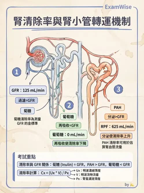 物治 - 消化泌尿系統生理 - AI 圖文解析預覽