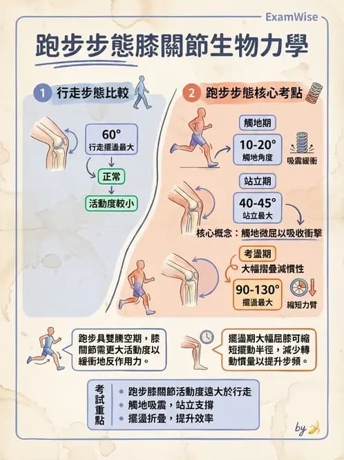 物治 - 步態週期與生物力學 - AI 圖文解析預覽