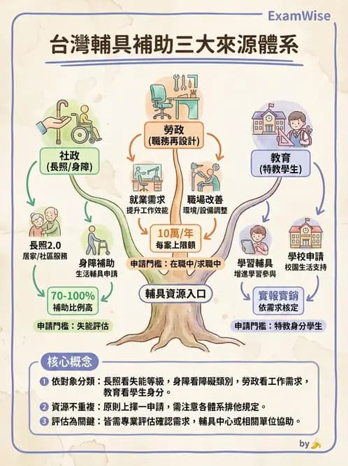 物治 - 無障礙環境與科技輔具 - AI 圖文解析預覽