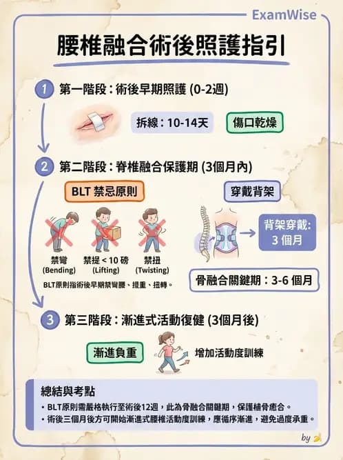 物治 - 腰椎椎間盤與脊椎狹窄 - AI 圖文解析預覽