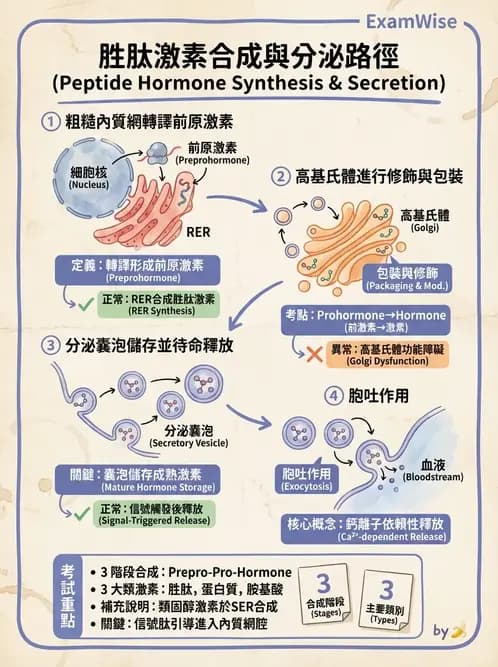 物治 - 內分泌系統生理 - AI 圖文解析預覽