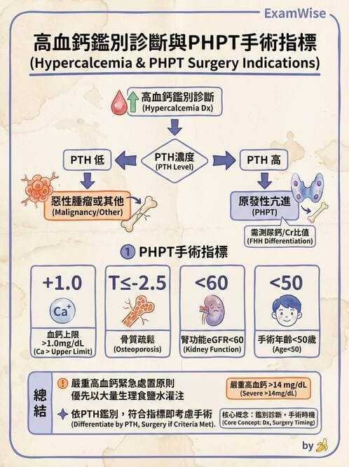 專師 - 副甲狀腺與鈣磷代謝 - AI 圖文解析預覽
