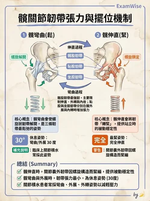 物治 - 髖關節肌動學與生物力學 - AI 圖文解析預覽