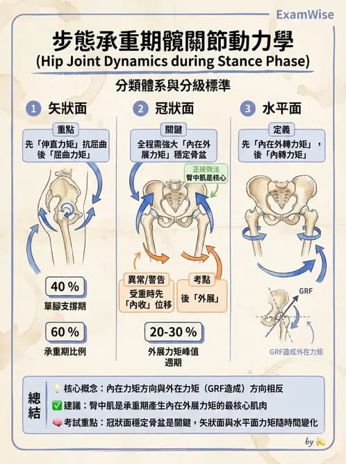 物治 - 步態週期與生物力學 - AI 圖文解析預覽