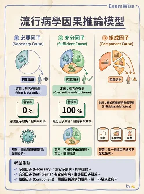 物治 - 流行病學與健康篩檢 - AI 圖文解析預覽