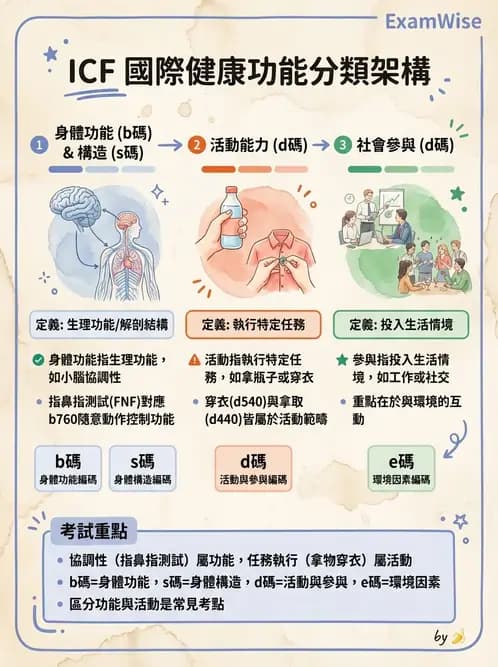 物治 - ICF分類與應用 - AI 圖文解析預覽