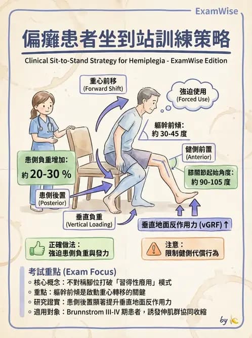 物治 - 腦中風姿勢控制平衡與轉位 - AI 圖文解析預覽