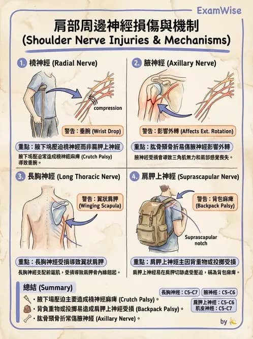 物治 - 肩胛生物力學與神經損傷 - AI 圖文解析預覽