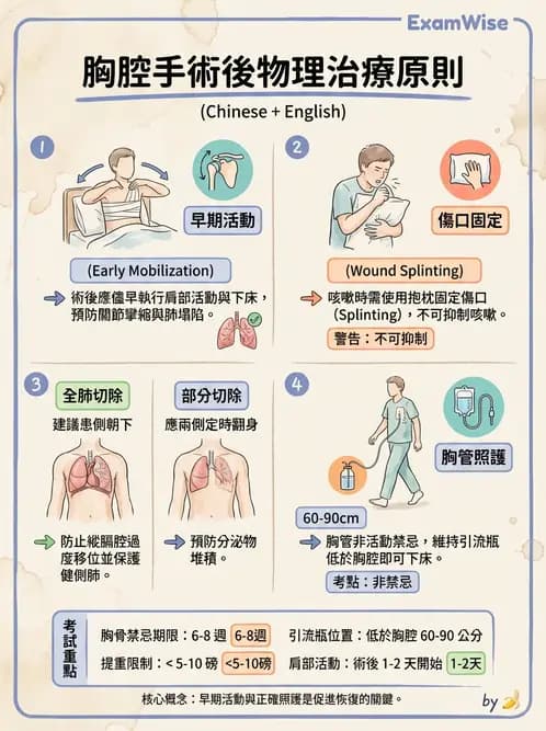 物治 - 胸腔手術、肺移植與呼吸器 - AI 圖文解析預覽