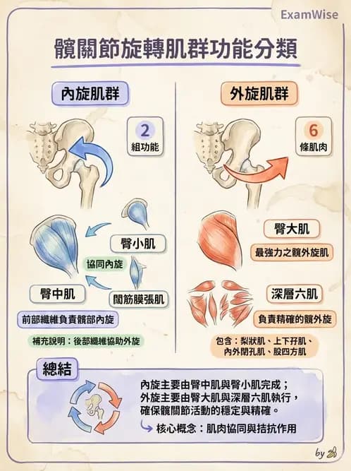 物治 - 軀幹與下肢肌肉解剖 - AI 圖文解析預覽