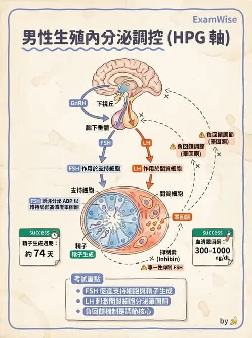 物治 - 內分泌系統生理 - AI 圖文解析預覽