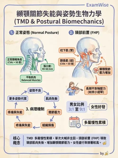 物治 - 顳顎關節肌動學與生物力學 - AI 圖文解析預覽