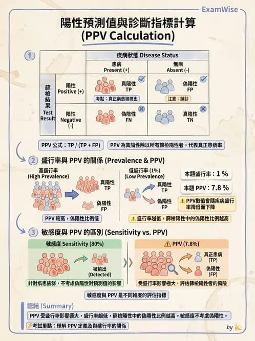 物治 - 流行病學與健康篩檢 - AI 圖文解析預覽