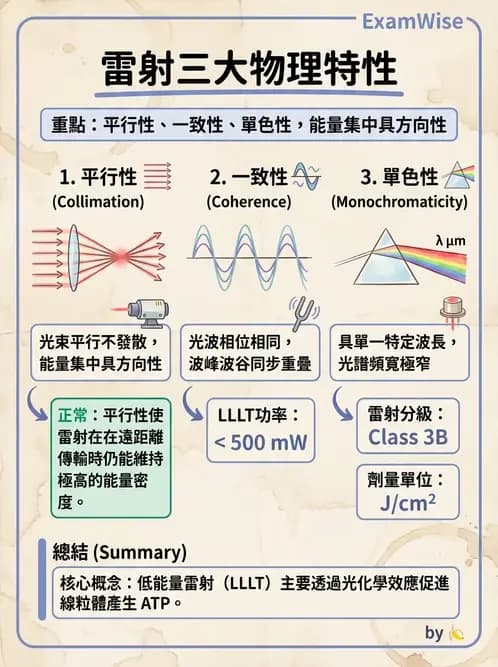 物治 - 低能量雷射 - AI 圖文解析預覽