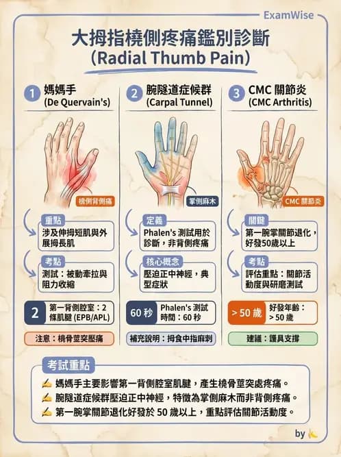 物治 - 腕關節疾病 - AI 圖文解析預覽