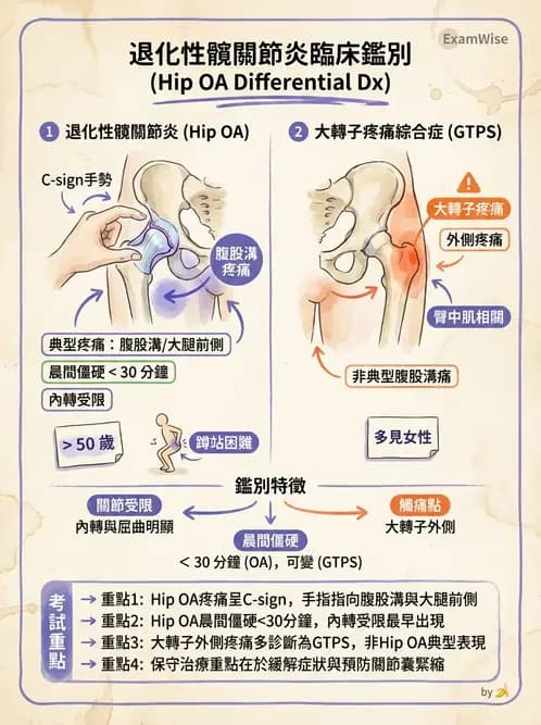 物治 - 髖關節病變與手術復健 - AI 圖文解析預覽