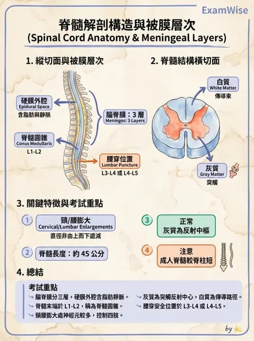 物治 - 中樞神經系統解剖 - AI 圖文解析預覽