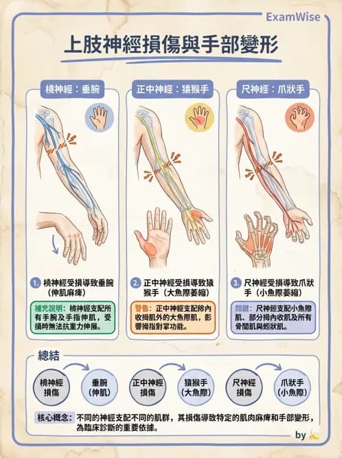 物治 - 周邊神經損傷與復健 - AI 圖文解析預覽