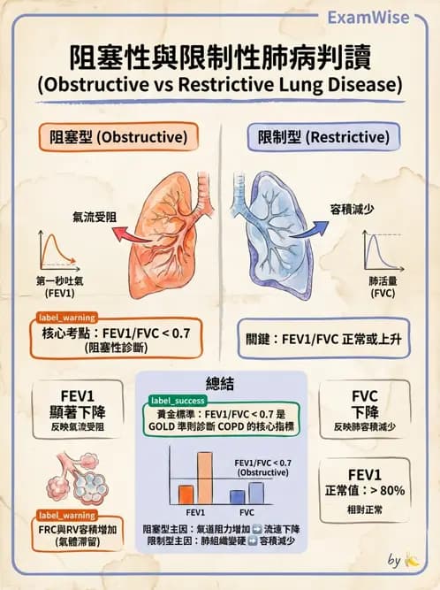 物治 - 肺功能測試與血氣體分析 - AI 圖文解析預覽
