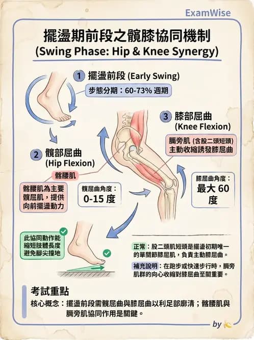 物治 - 步態週期與生物力學 - AI 圖文解析預覽