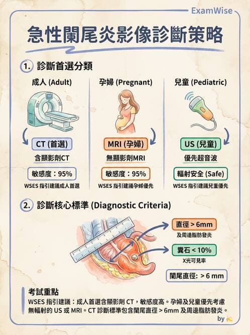 專師 - 闌尾炎與腸道外科 - AI 圖文解析預覽