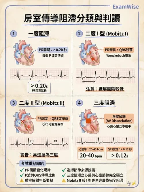 專師 - 心律不整與ECG判讀 - AI 圖文解析預覽