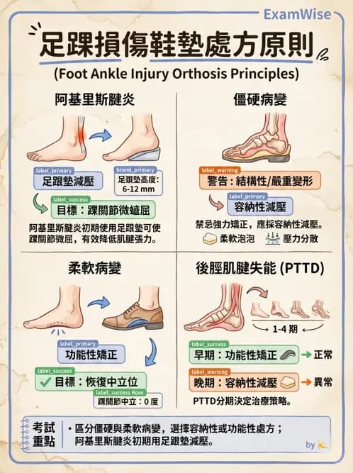 物治 - 足部病變與輔具評估 - AI 圖文解析預覽
